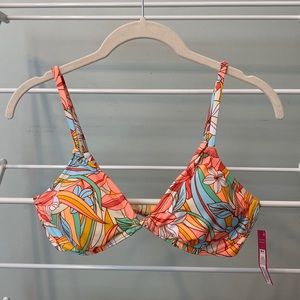 Patterned Bikini Top